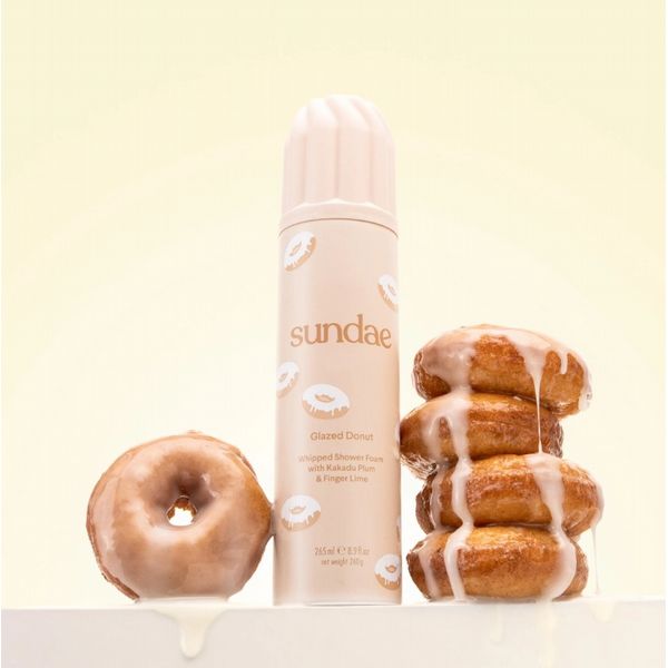 Sundae Whipped Shower Foam Glazed Donut