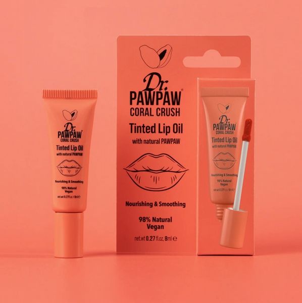 Dr.PAWPAW Tinted Lip Oil - Coral Crush 8ml