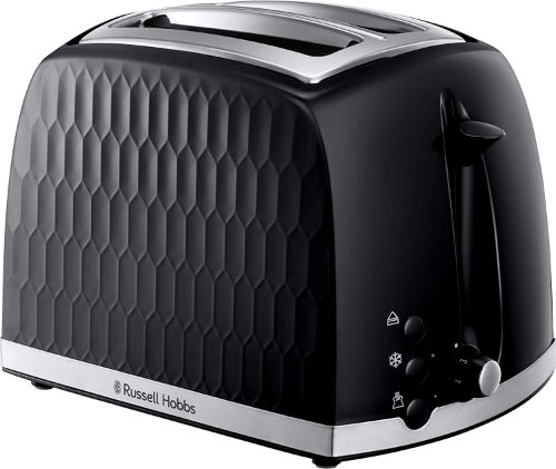 Russell Hobbs Honeycomb 2 Slice Toaster Black